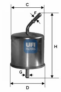 Ufi 31.625.00 Fuel filter 3162500