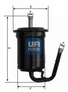 Ufi 31.714.00 Fuel filter 3171400