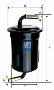 Ufi 31.715.00 Fuel filter 3171500