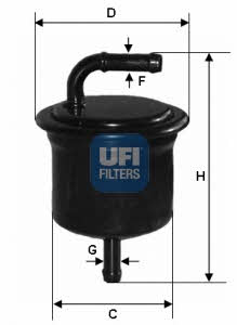 Ufi 31.716.00 Fuel filter 3171600