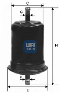 Ufi 31.727.00 Fuel filter 3172700