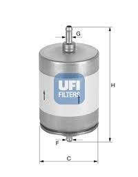 Ufi 31.817.00 Fuel filter 3181700