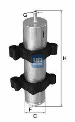 Ufi 31.824.00 Fuel filter 3182400