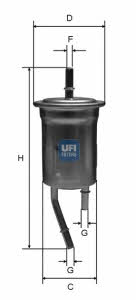 Ufi 31.828.00 Fuel filter 3182800