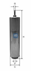 Ufi 31.852.00 Fuel filter 3185200