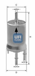 Ufi 31.853.00 Fuel filter 3185300