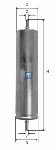 Ufi 31.925.00 Fuel filter 3192500