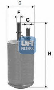 Ufi 31.951.00 Fuel filter 3195100