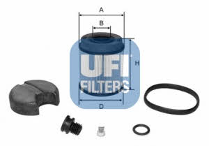Ufi 44.001.00 Urea filter 4400100