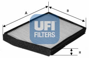 Ufi 53.018.00 Filter, interior air 5301800