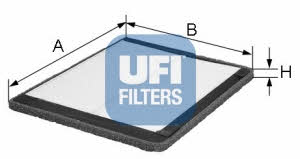 Ufi 53.020.00 Filter, interior air 5302000