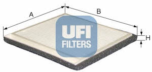 Ufi 53.021.00 Filter, interior air 5302100
