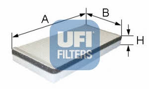 Ufi 53.059.00 Filter, interior air 5305900