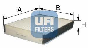 Ufi 53.077.00 Filter, interior air 5307700