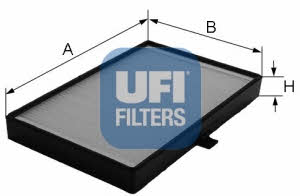 Ufi 53.079.00 Filter, interior air 5307900