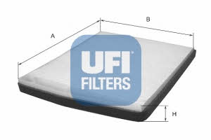 Ufi 53.091.00 Filter, interior air 5309100