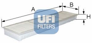 Ufi 53.101.00 Filter, interior air 5310100