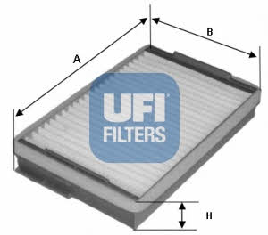 Ufi 53.139.00 Filter, interior air 5313900