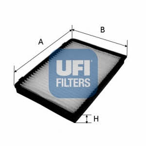 Ufi 53.151.00 Filter, interior air 5315100