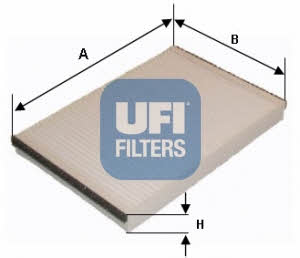 Ufi 53.152.00 Filter, interior air 5315200