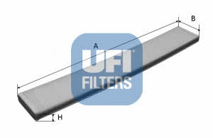 Ufi 53.158.00 Filter, interior air 5315800
