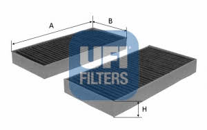 Ufi 54.104.00 Activated Carbon Cabin Filter 5410400