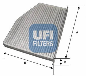 Activated Carbon Cabin Filter Ufi 54.124.00