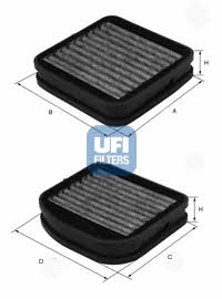 Ufi 54.141.00 Activated Carbon Cabin Filter 5414100