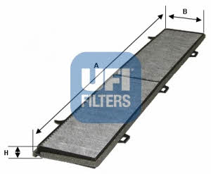 Ufi 54.154.00 Activated Carbon Cabin Filter 5415400