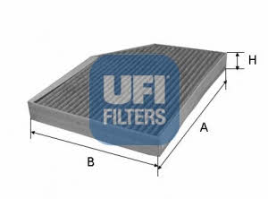 Ufi 54.168.00 Activated Carbon Cabin Filter 5416800