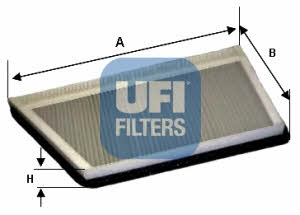 Ufi 54.194.00 Activated Carbon Cabin Filter 5419400