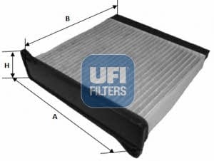 Ufi 54.220.00 Activated Carbon Cabin Filter 5422000