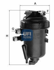 Ufi 55.084.00 Fuel filter 5508400