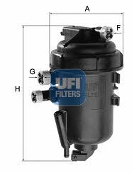 Ufi 55.144.00 Fuel filter 5514400
