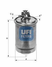 Ufi 55.427.00 Fuel filter 5542700