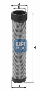 Ufi 27.A44.00 Air filter 27A4400