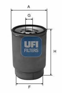 Ufi 24.035.01 Fuel filter 2403501