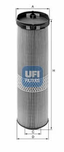 Ufi 27.A51.00 Air filter 27A5100