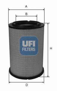 Ufi 27.A25.00 Air filter 27A2500