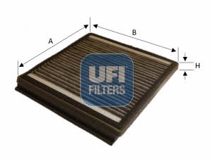 Ufi 54.235.00 Activated Carbon Cabin Filter 5423500