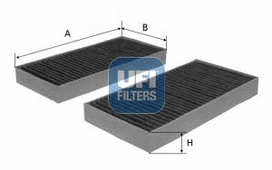 Ufi 54.231.00 Activated Carbon Cabin Filter 5423100