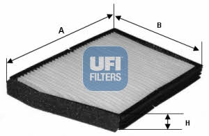 Ufi 53.134.00 Filter, interior air 5313400