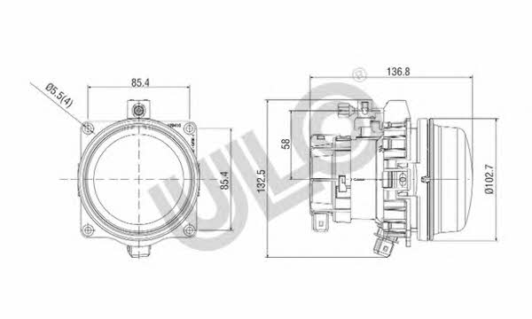 2701019 Ulo High beam headlight