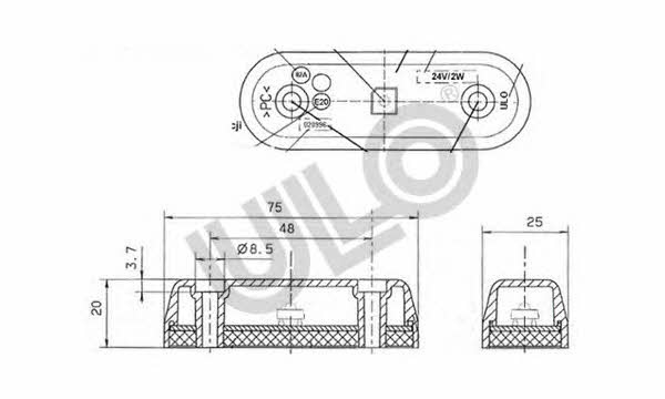 Ulo 2908-09 Position lamp 290809