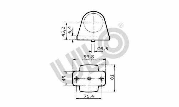 Ulo 3290-01 Position lamp 329001