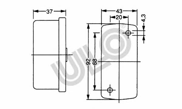 Ulo 3321-01 Position lamp 332101