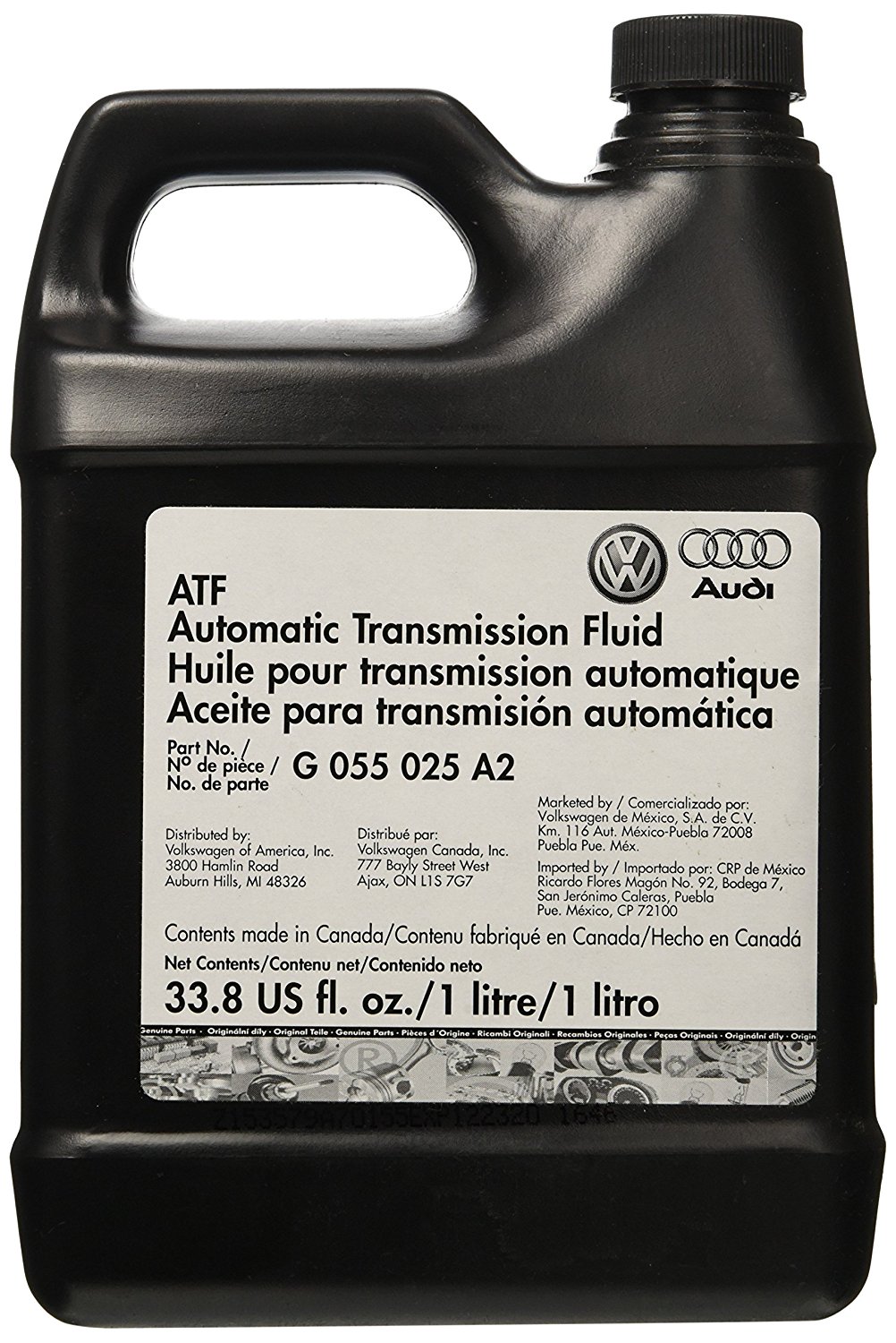 Automatic Transmission Fluid ATF VAG, 1L VAG G05 502 5A2