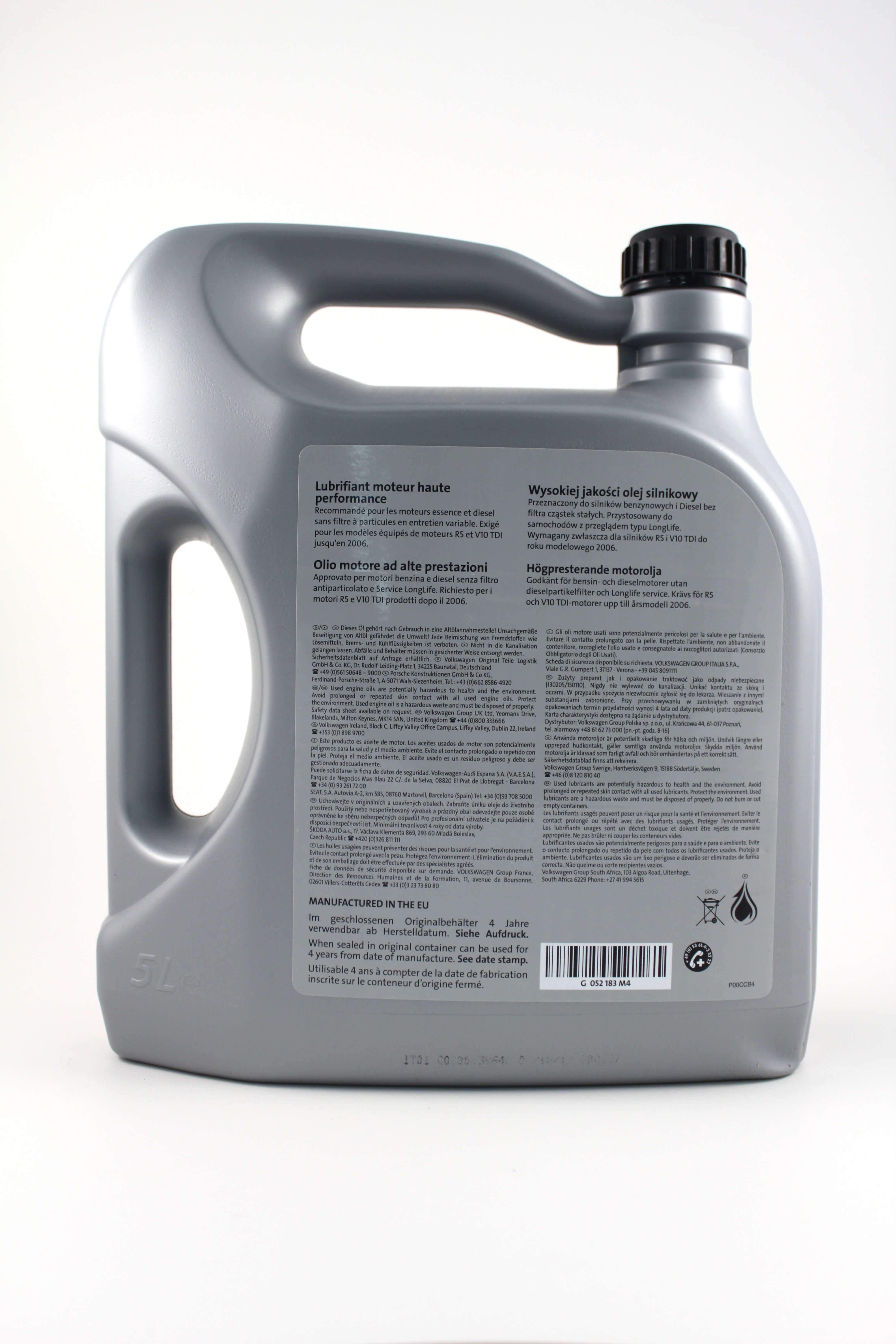 VAG Engine oil VAG Longlife II 0W-30, 5L – price [object Object] PLN