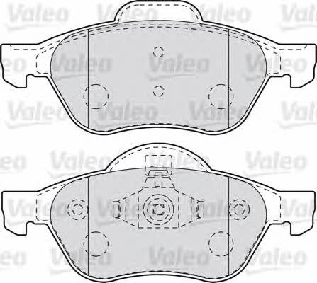Valeo 601012 Brake Pad Set, disc brake 601012