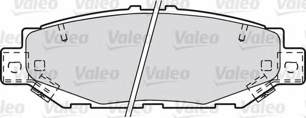 Valeo 601022 Brake Pad Set, disc brake 601022
